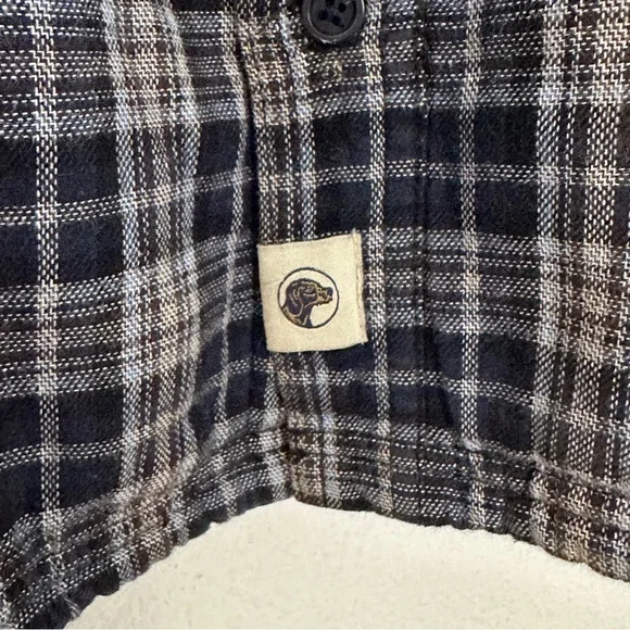 Boston Traders Blue Plaid Sherpa Fleece Lined Shacket Flannel Jacket XL Gorpcore - Picture 3 of 6
